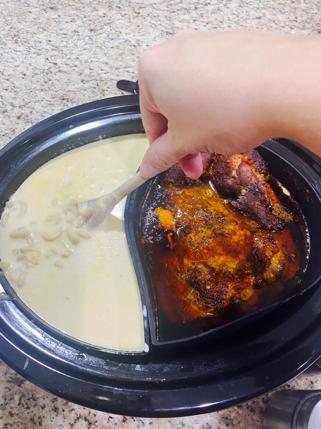 BBQ Pork-cola and Mac