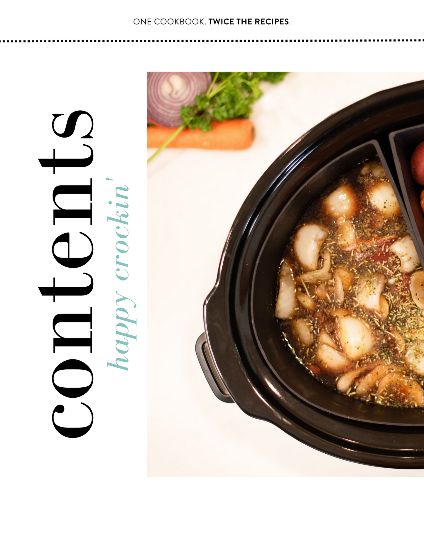 Cooking with CrockPockets One Cookbook, Twice the Recipes