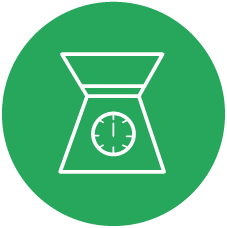Kitchen scale icon